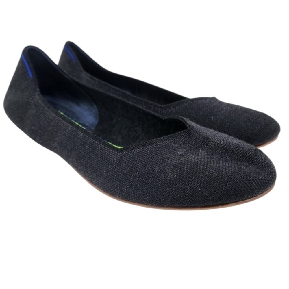 Rothy's | Women's Classic Black Everyday Flats (Size 8.5)